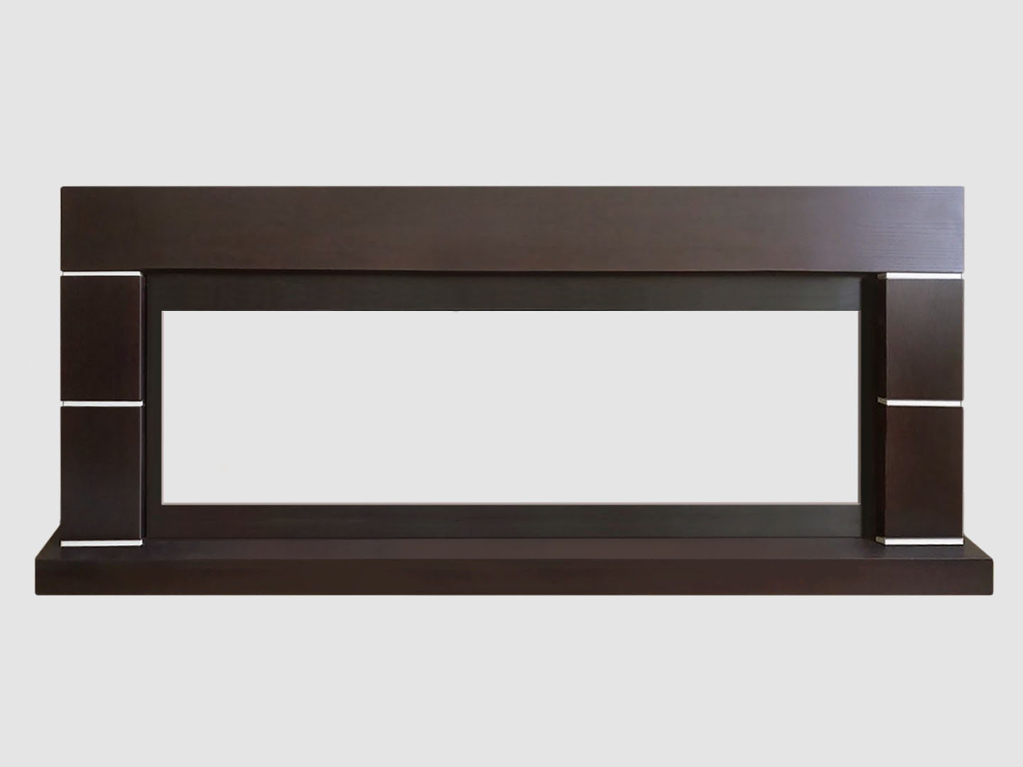 Каминный портал МДФ "Аляска 1900" с биокамином Lux Fire "Фаер Бокс Вега-2" (венге) по цене 112 290 руб.