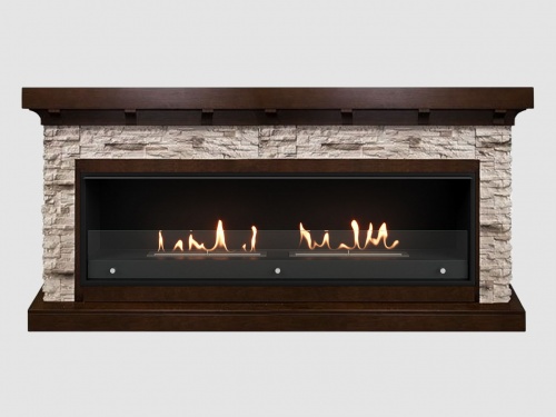 Каминный портал МДФ "CHALET 1930" с биокамином Lux Fire "Фаер Бокс Вега-2" Каминный портал МДФ "CHALET 1930" с биокамином Lux Fire "Фаер Бокс Вега-2"