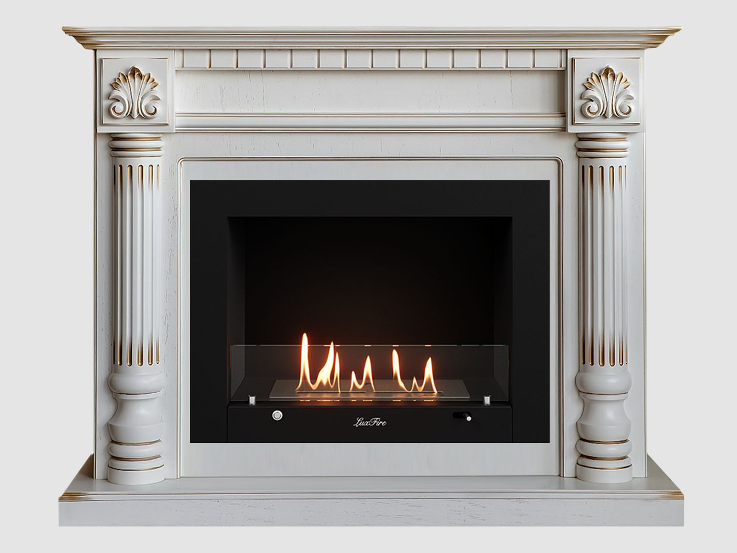 Каминный портал МДФ "Македония 1250" с биокамином Lux Fire "Фаер Бокс 3-25.5" (белый) Каминный портал МДФ "Македония 1250" с биокамином Lux Fire "Фаер Бокс 3-25.5" (белый) по цене 106 300 руб.