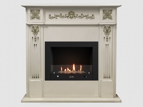 Каминный портал МДФ "Монреаль 1100" с биокамином Lux Fire "Фаер Бокс 4-25.5" (белый) Каминный портал МДФ "Монреаль 1100" с биокамином Lux Fire "Фаер Бокс 4-25.5" (белый)