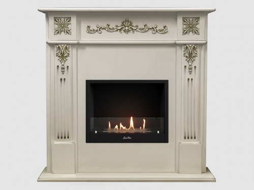 Каминный портал МДФ "Монреаль 1100" с биокамином Lux Fire "Фаер Бокс 1-25.5" (белый) Каминный портал МДФ "Монреаль 1100" с биокамином Lux Fire "Фаер Бокс 1-25.5" (белый)