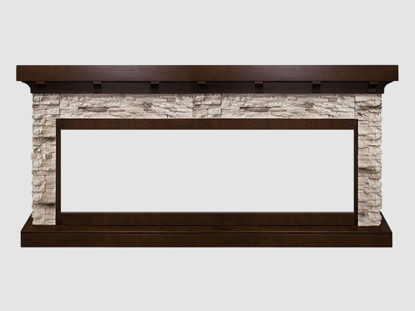 Каминный портал МДФ "CHALET 1930" с биокамином Lux Fire "Фаер Бокс Вега-2" по цене 104 390 руб.