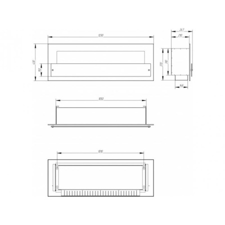 Биокамин Window 800 Glass Арома burgundy по цене 44 800 руб.