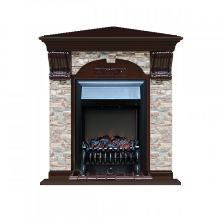 Арочный Грот цветной угловой (дуб)+Fobos Black