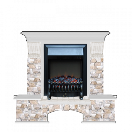 Бостон К Арбат (беленый дуб)+Fobos Black