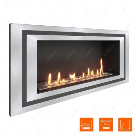 Биокамин SteelHeat LONG-D 900 XL по цене 34 656 руб.