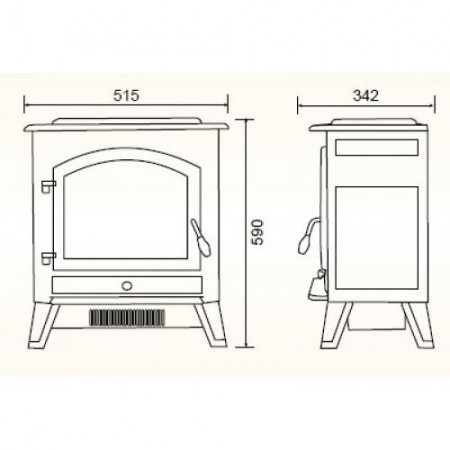 Электрокамин EFP/F - 200RC